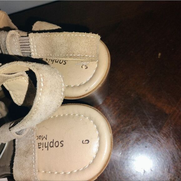 Sophia Milano Nwt Elegant Beige Women's Sandals - Picture 3 of 10